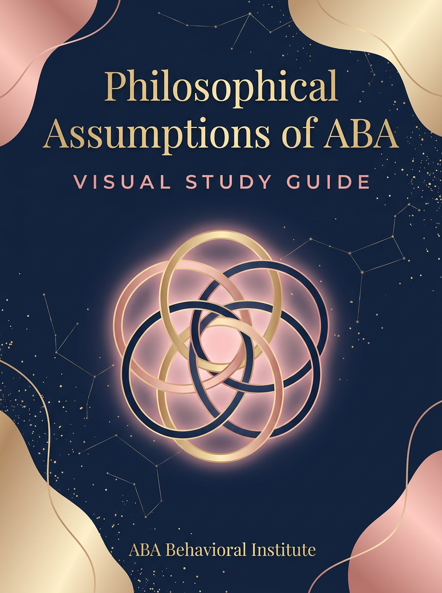 Cover of Philosophical Assumptions of ABA | Visual Study Guide